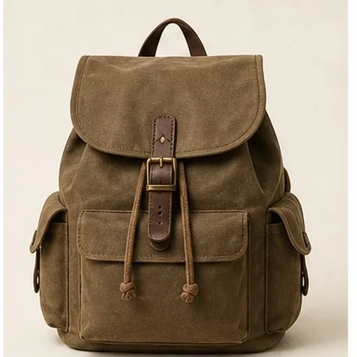Flap Rucksack, 18 L — Charcoal